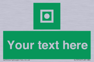 Custom sign safe condition Shipboard general alarm